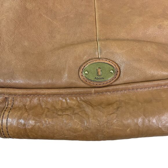 Fossil Vintage Reissue Light Brown Leather Messenger Bag‎ - Picture 14 of 15